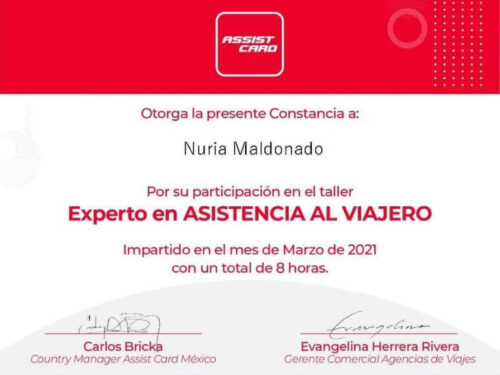 Assit Card - Participación de Viajes BeYou en Taller Experto en Asistencia al Viajero