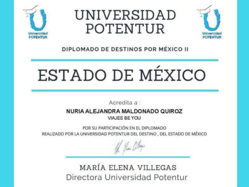 Universidad Potentur - Acreditación a Viajes BeYou de Diplomado de Destinos por México II